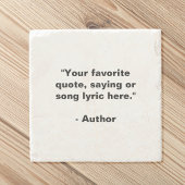 Creëer Uw eigen offerte Stenen Onderzetter