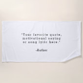 Creëer Uw eigen offerte Strandlaken (Voorkant)