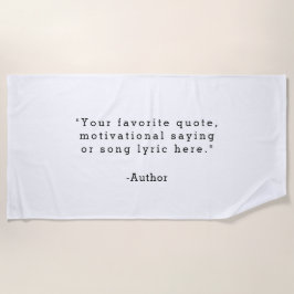 Creëer Uw eigen offerte Strandlaken