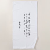 Creëer Uw eigen offerte Strandlaken (Voorkant)