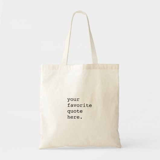 Creëer Uw eigen offerte Tote Bag (Voorkant)