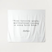 Creëer Uw eigen offerte Wandkleed (Voorkant (horizontaal))