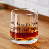 Creëer Uw eigen offerte Whisky Glas