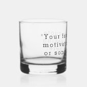 Creëer Uw eigen offerte Whisky Glas (Voorkant)