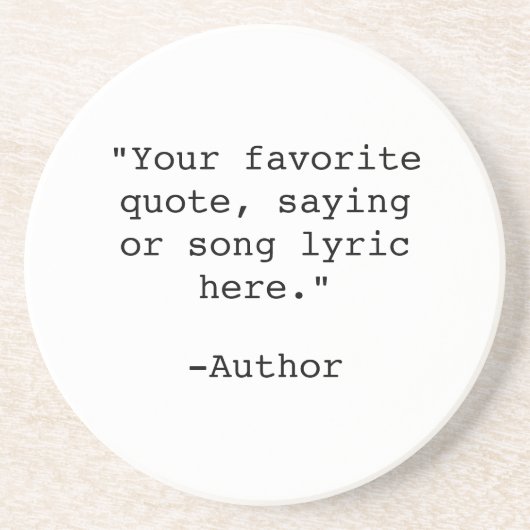 Creëer Uw eigen offerte Zandsteen Onderzetter (Voorkant)