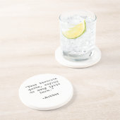 Creëer Uw eigen offerte Zandsteen Onderzetter (Zijkant)