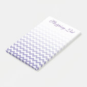 Creëer Uw eigen ombre chevron patroon Post-it® Notes (Schuin)