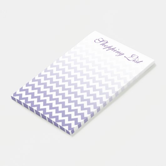 Creëer Uw eigen ombre chevron patroon Post-it® Notes (Schuin)
