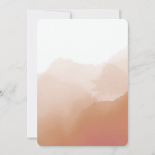 Creëer uw eigen ombré Waterverf achtergrond Kaart (Achterkant)