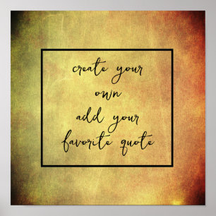 creëer uw eigen onderdrukkende textuur voeg tekst  poster