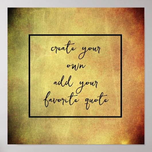 creëer uw eigen onderdrukkende textuur voeg tekst poster (Voorkant)