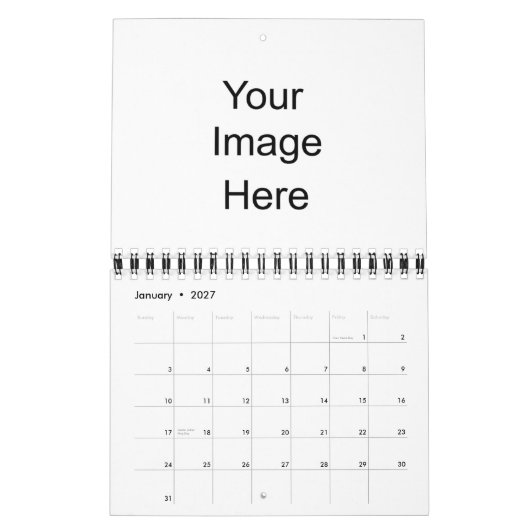 Creëer uw eigen 'one-of-a-kind'-agenda klein kalender (Jan 2027)