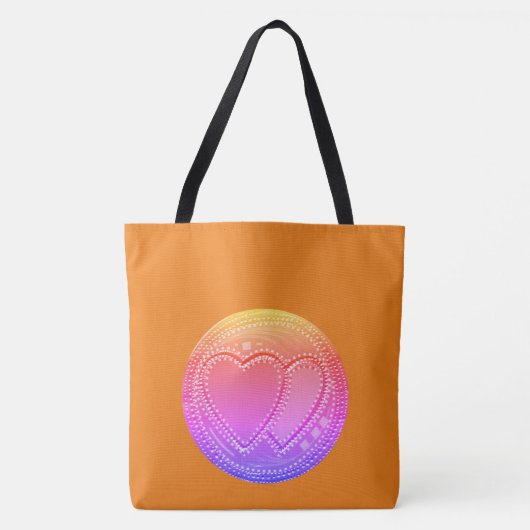 Creëer Uw eigen ongelooflijke hart Tote Bag (Voorkant)