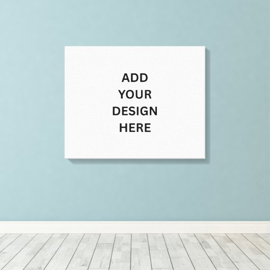 Creëer Uw eigen ontwerp 20x16 enkelvoudig paneel v Canvas Afdruk (Insitu (Houten vloer))