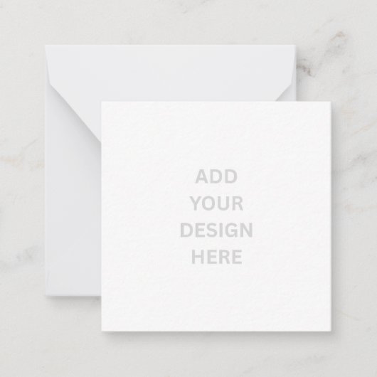 Creëer Uw eigen ontwerp 2.5"x2.5" Opmerking Kaart Notitiekaartje (Voorkant)