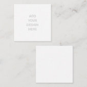 Creëer Uw eigen ontwerp 2.5"x2.5" Opmerking Kaart Notitiekaartje (Voorkant / Achterkant)