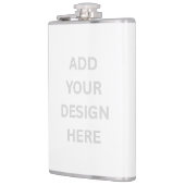 Creëer Uw eigen ontwerp 8 oz vinyl verpakte kolf Heupfles (Links)