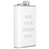 Creëer Uw eigen ontwerp 8 oz vinyl verpakte kolf Heupfles (Rechts)