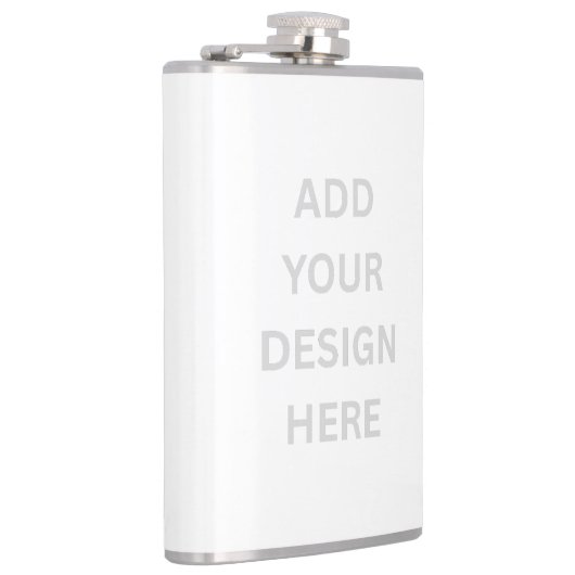 Creëer Uw eigen ontwerp 8 oz vinyl verpakte kolf Heupfles (Rechts)