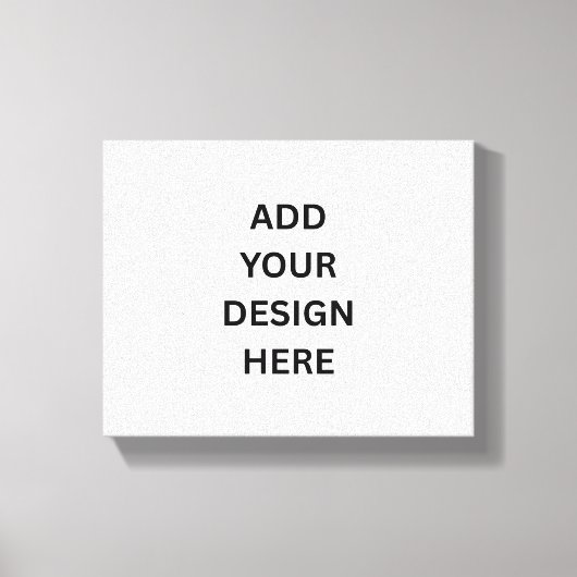 Creëer uw eigen ontwerp aangepaste familiefoto canvas afdruk (Voorkant)