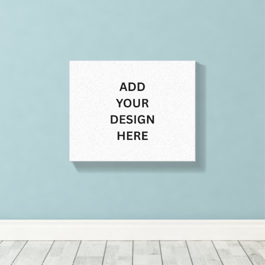 Creëer uw eigen ontwerp aangepaste familiefoto canvas afdruk (Insitu (Houten vloer))