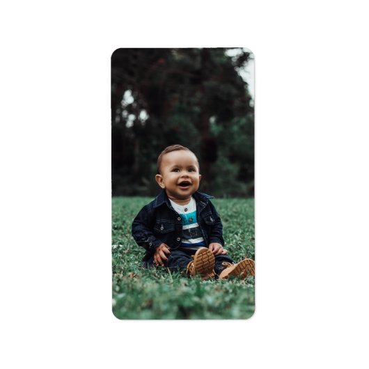 Creëer uw eigen ontwerp aangepaste foto etiket (Voorkant)