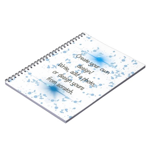 Creëer Uw eigen Ontwerp Aangepaste Foto & Tekst Sp Notitieboek (Linkerzijde)