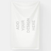 Creëer Uw Eigen Ontwerp Aangepaste Vinyl Banner 3' (Verticaal)