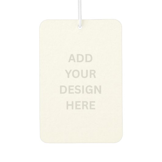 Creëer uw eigen ontwerp auto luchtverfrisser (Voorkant)