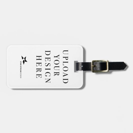 Creëer Uw eigen ontwerp Bagagelabel (Voorkant horizontaal)