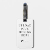 Creëer Uw eigen ontwerp Bagagelabel (Achterkant verticaal)