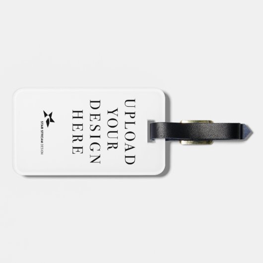 Creëer Uw eigen ontwerp Bagagelabel (Achterkant horizontaal)