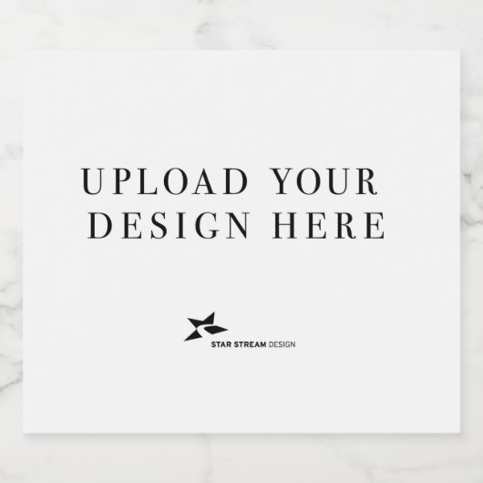 Creëer Uw eigen ontwerp Bier Etiket (Enkel label)