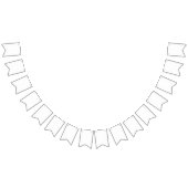 Creëer uw eigen ontwerp Bunting Flags Vlaggetjes (Alle)