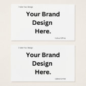 Creëer uw eigen ontwerp- en afdrukprofielkaart visitekaartje (Voorkant /achterkant)