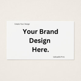 Creëer uw eigen ontwerp- en afdrukprofielkaart visitekaartje