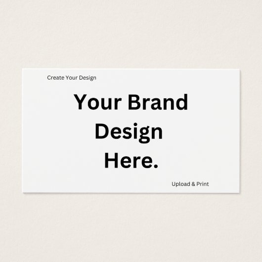 Creëer uw eigen ontwerp- en afdrukprofielkaart visitekaartje (Voorkant)