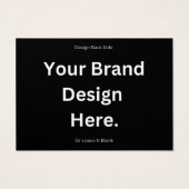 Creëer uw eigen ontwerp- en afdrukprofielkaart visitekaartje (Achterkant)