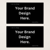 Creëer uw eigen ontwerp- en afdrukprofielkaart visitekaartje (Voorkant /achterkant)