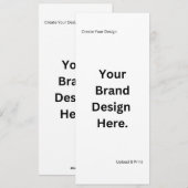 Creëer uw eigen ontwerp en print feestdagenkaart (Voorkant / Achterkant)