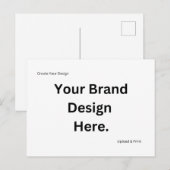 Creëer uw eigen ontwerp en print feestdagenkaart (Voorkant / Achterkant)