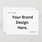 Creëer uw eigen ontwerp en print feestdagenkaart (Voorkant / Achterkant)