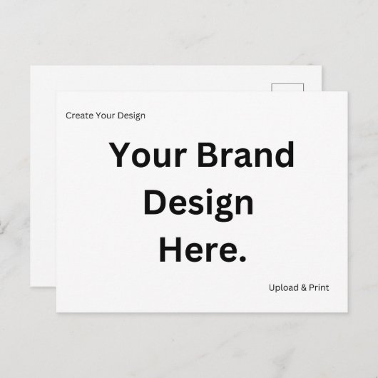 Creëer uw eigen ontwerp en print feestdagenkaart (Voorkant / Achterkant)