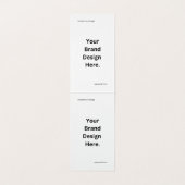 Creëer uw eigen ontwerp en print gevouwen Kaart (Binnenkant ongevouwen)