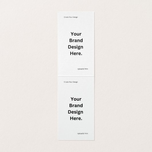 Creëer uw eigen ontwerp en print gevouwen Kaart (Binnenkant ongevouwen)