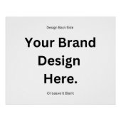 Creëer uw eigen ontwerp en print glanzend Poster (Voorkant)