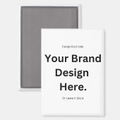 Creëer uw eigen ontwerp en print magneet (Voorkant / Achterkant)