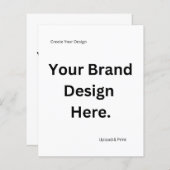 Creëer uw eigen ontwerp en print papier blad (Voorkant / Achterkant)