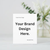 Creëer uw eigen ontwerp en print papier blad (Staand voorkant)