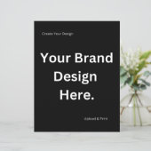 Creëer uw eigen ontwerp en print papier blad (Staand voorkant)